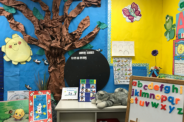 Photo of preschool classroom