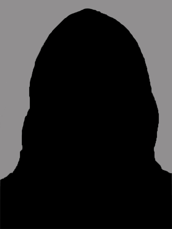 Silhouette of a female profile