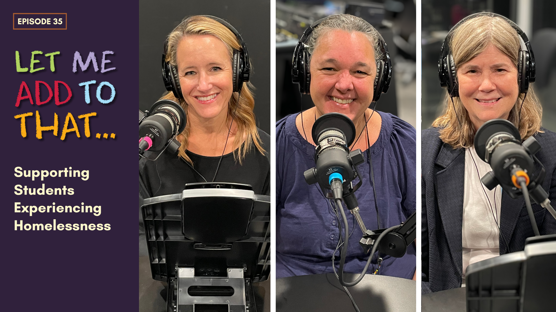 LACOE podcast guests speaking about homelessness