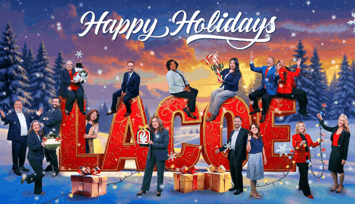 Photo of LACOE's Cabinet Members for 2025 Holiday Card