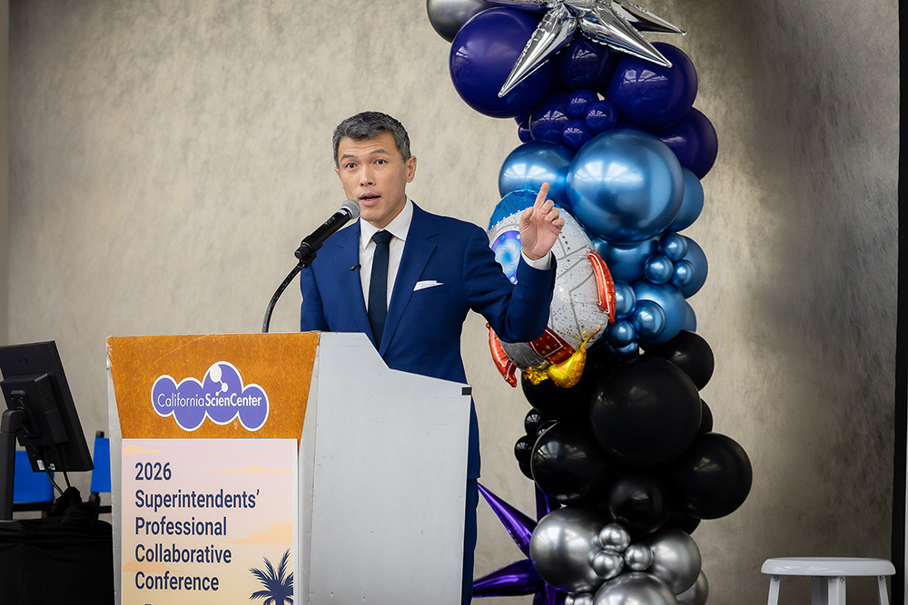 Stephen Cheung speaking at the 2026 Superintendents' Professional Collaborative Conference