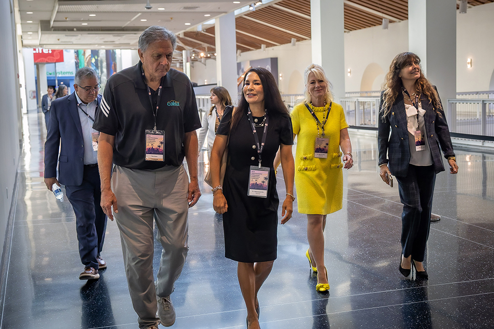 Guests walking in to the 2026 Superintendents' Professional Collaborative Conference