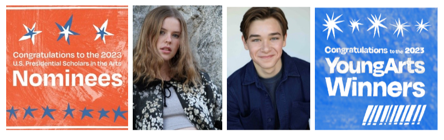 Los Angeles County High School for the Arts (LACHSA) students Esmé Nix and Paul Zenas.