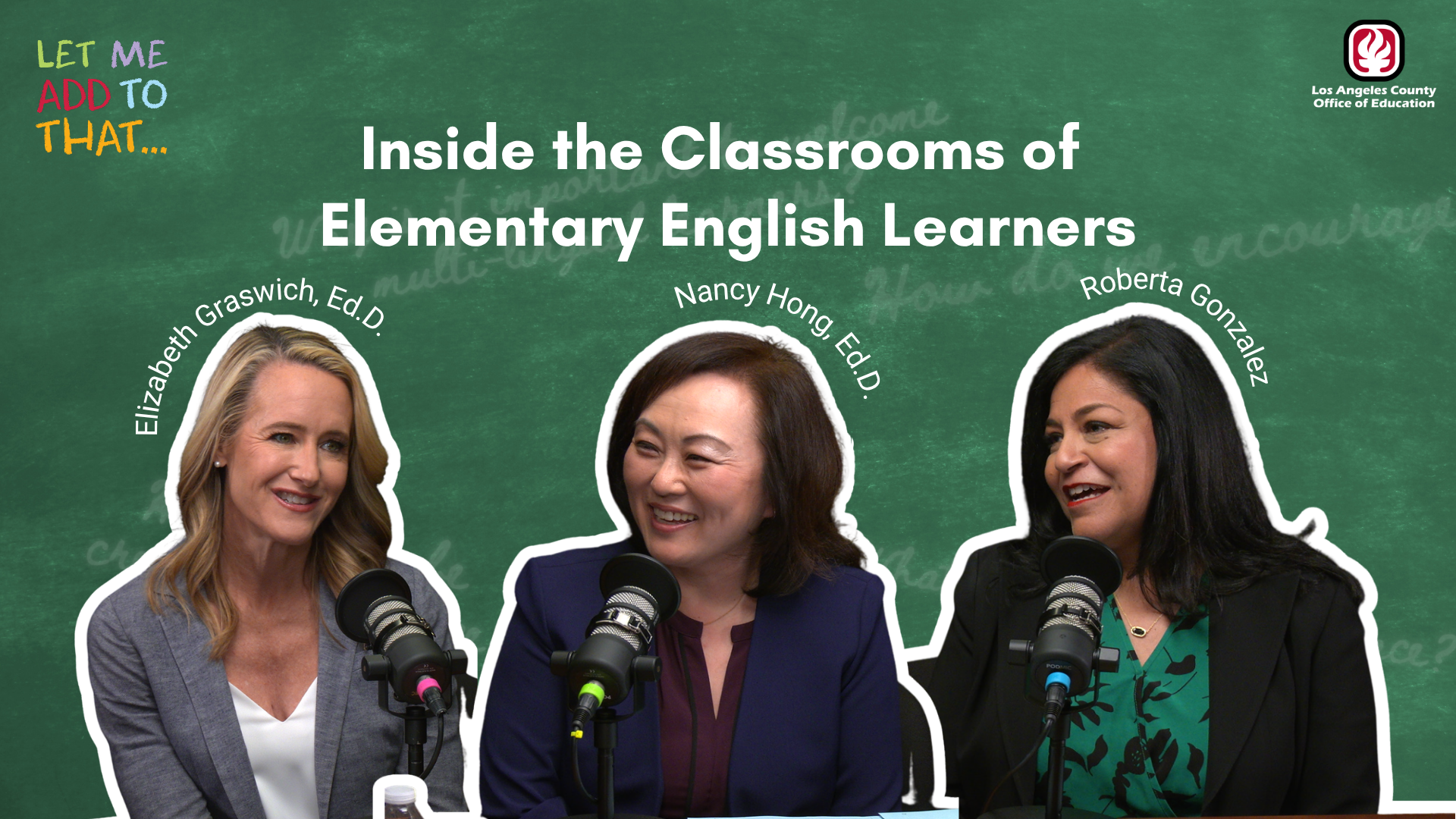 Podcast guests speaking about supporting elementary English Learners