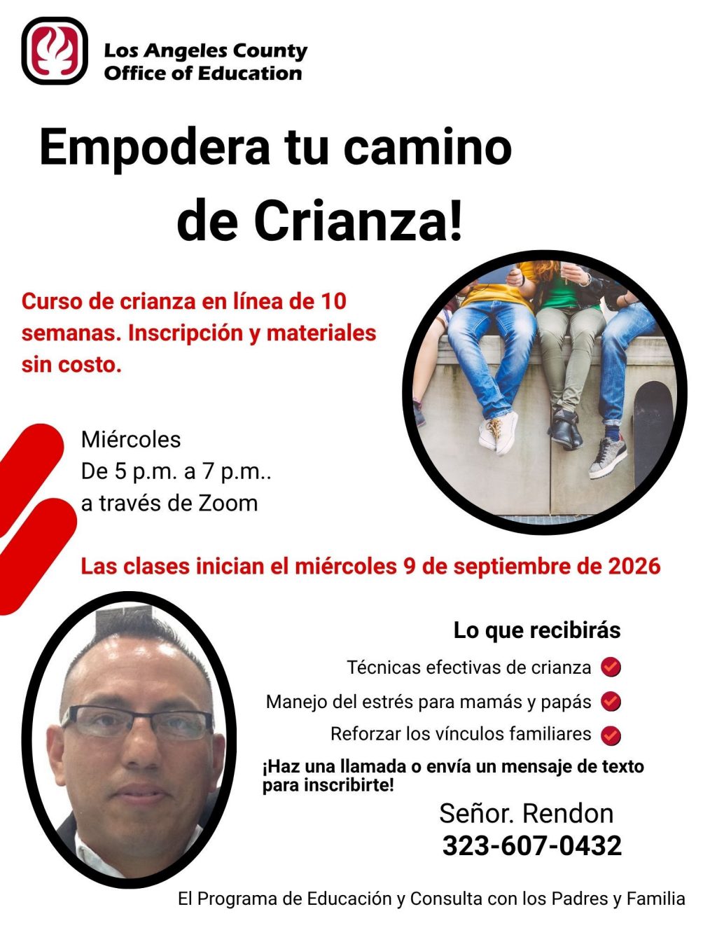 Parent Project Parenting Class Flyer