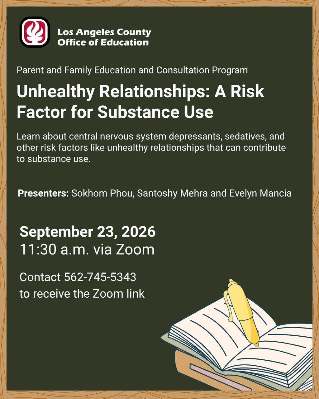 Drug Awareness September 2026 - 3