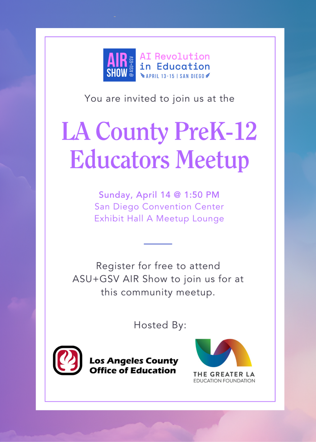 Information on LA County Meetup