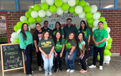 Group photo of Community Schools team at Ganesha High School