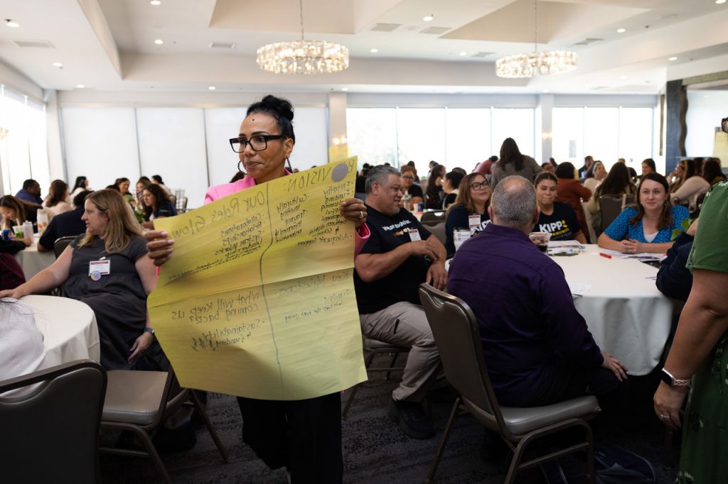 Attendees participate in a breakout session at the Community Schools Welcome Convening
