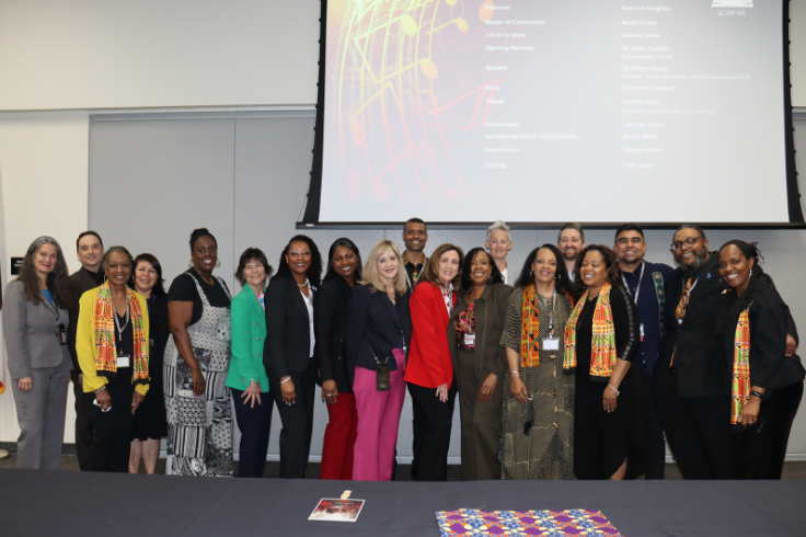 LACOE leadership and staff members