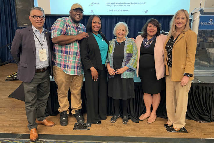L.A. County Head Start leads, LACOE leadership posing with event presenter