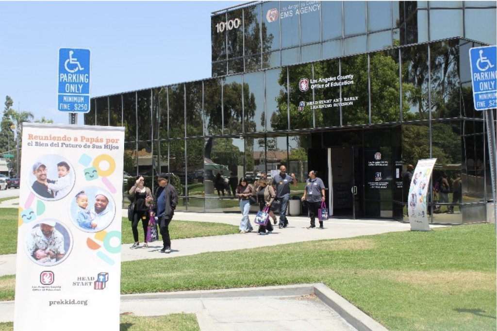 Exterior photo of LACOE's Santa Fe Springs offices