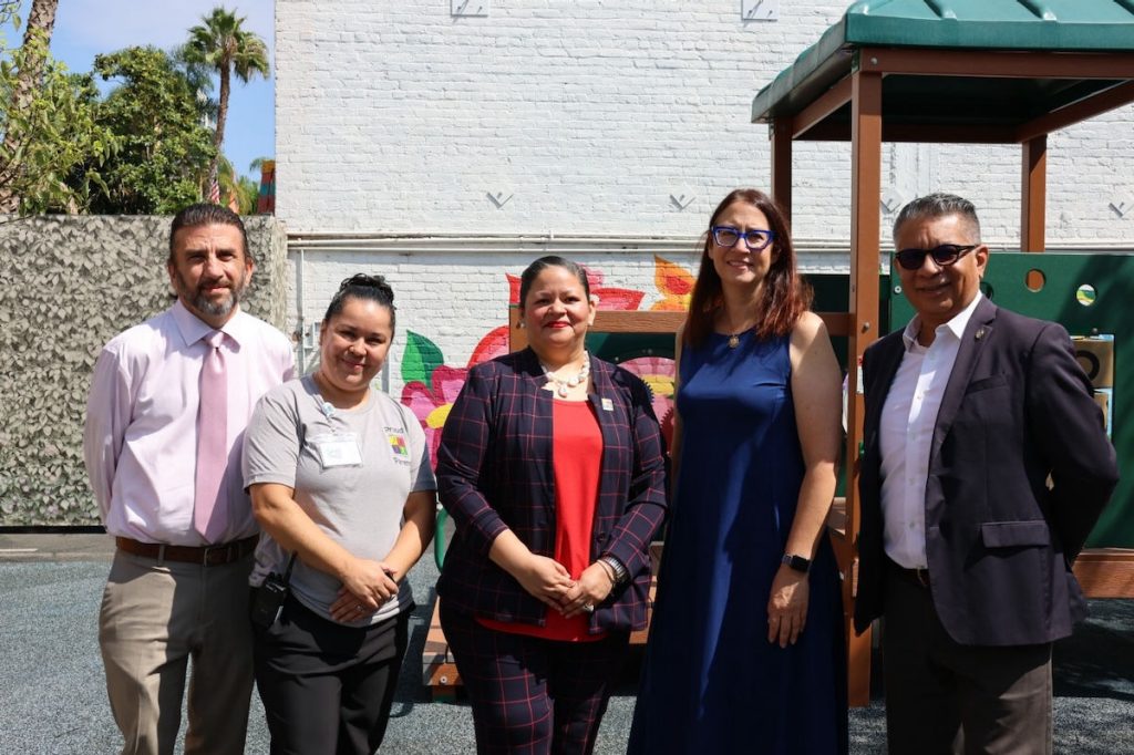 Rep. Friedman posing for a group photo with Head Start leads