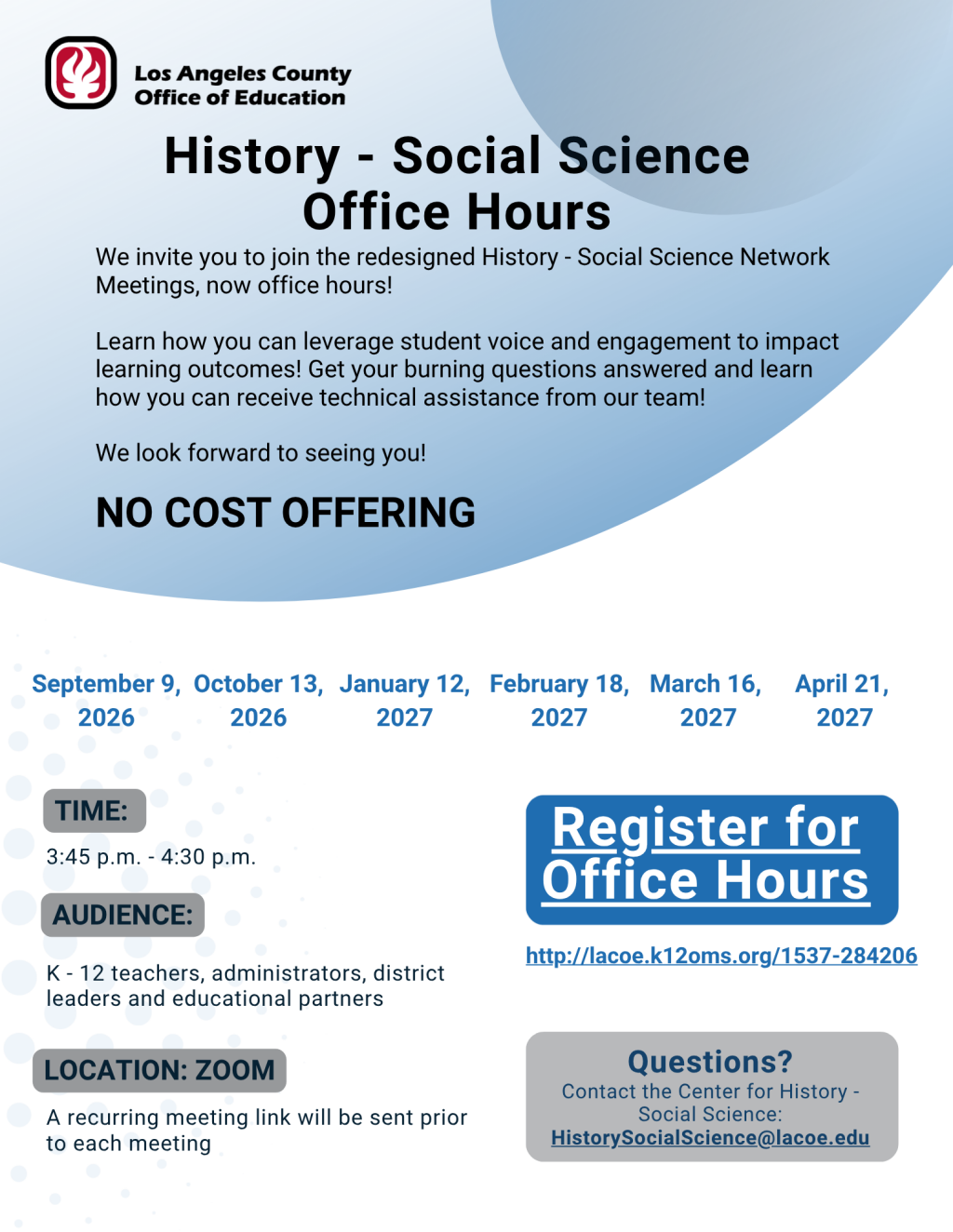Personal Finance Information Meeting Flyer