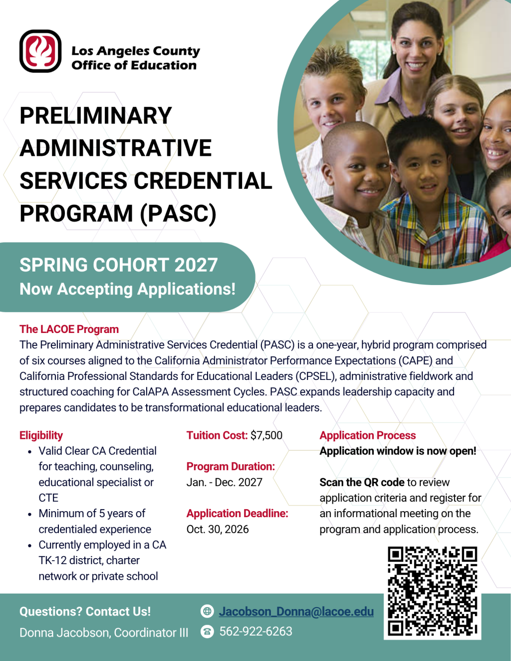 PASC Spring Cohort 2027 (flyer)