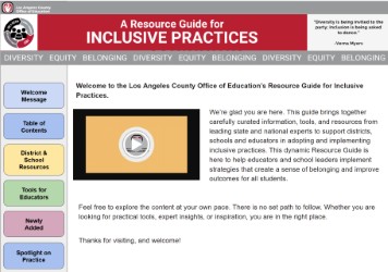 thumbnail of resource guide for inclusive practices