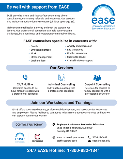 EASE brochure cover