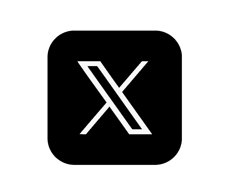 X (Twitter) logo black