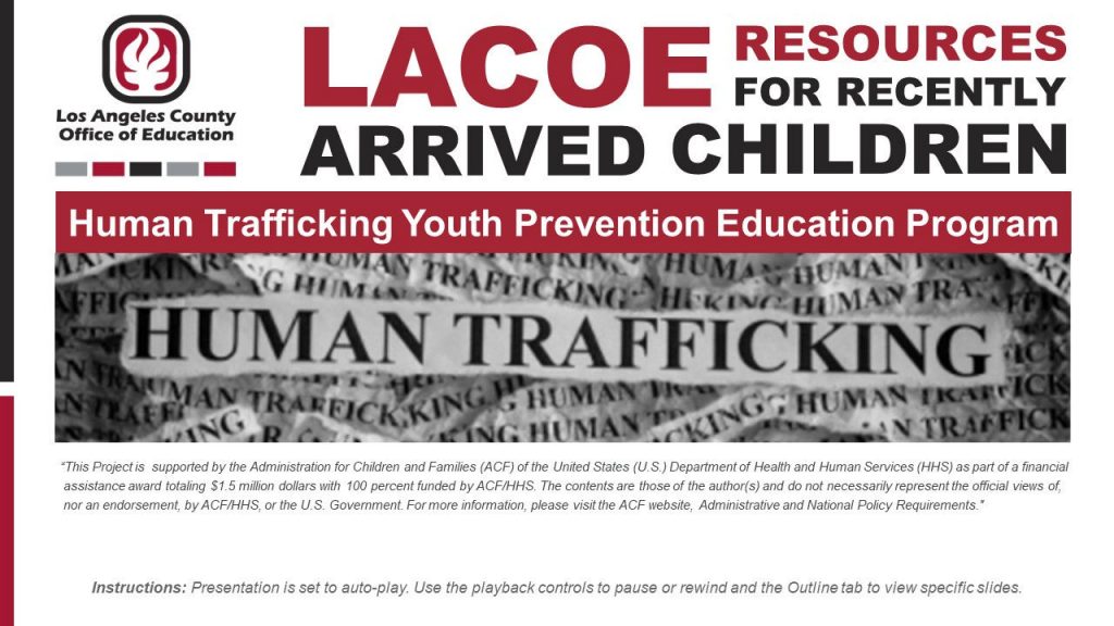 Human Trafficking Youth Prevention