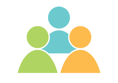 illustration of 3 people