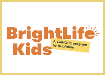 Brightlife Kids Logo - A CalHOPE program by Brightline
