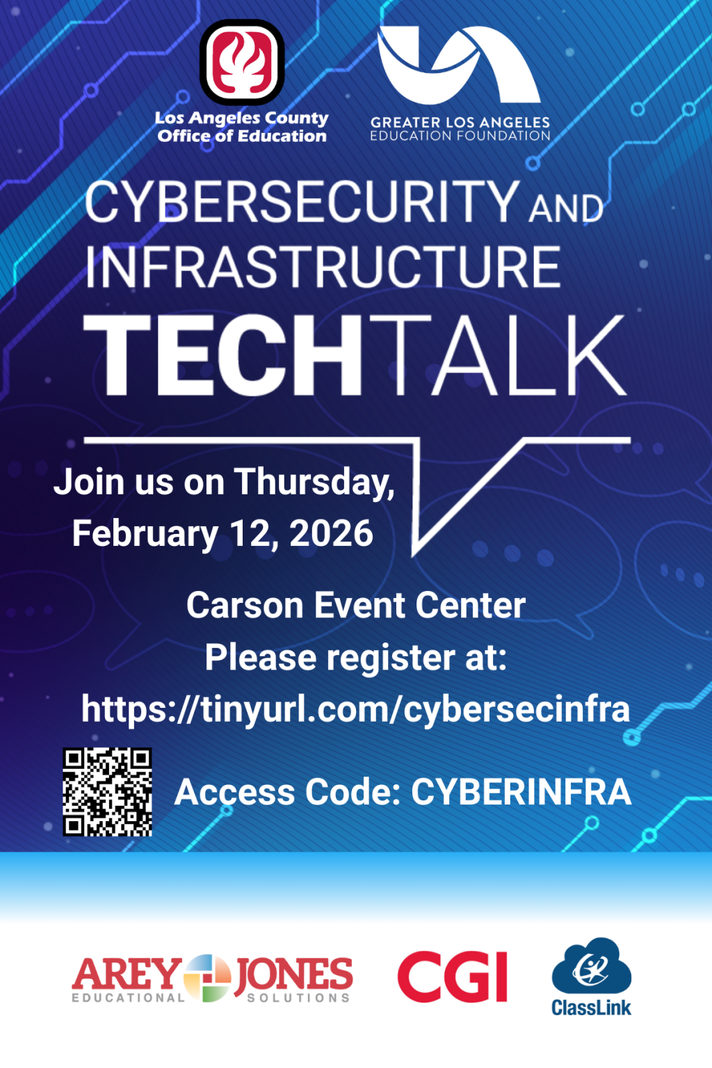 Cybersecurity and Infrastructure TechTalk 2026